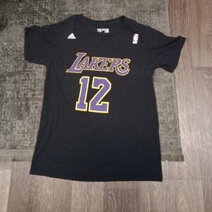 ADIDAS NBA Lakers Howard #12 Go To Tee Black 100% Cotton Collectable
